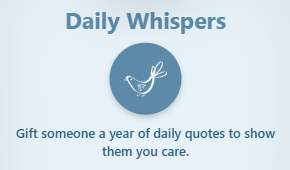 Daily Whispers App screenshot